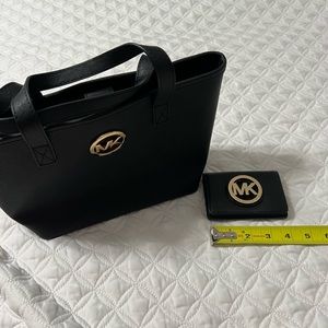 Michael Kors, mini handbag, with card case